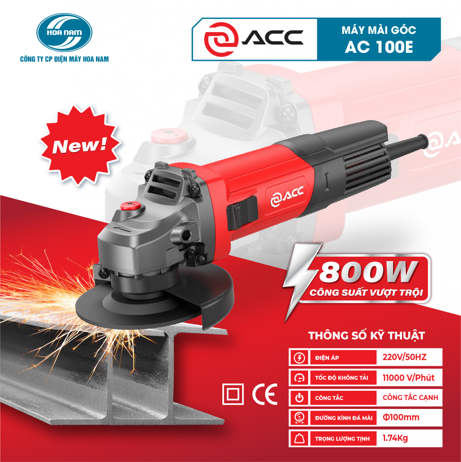 Máy mài góc AC100E