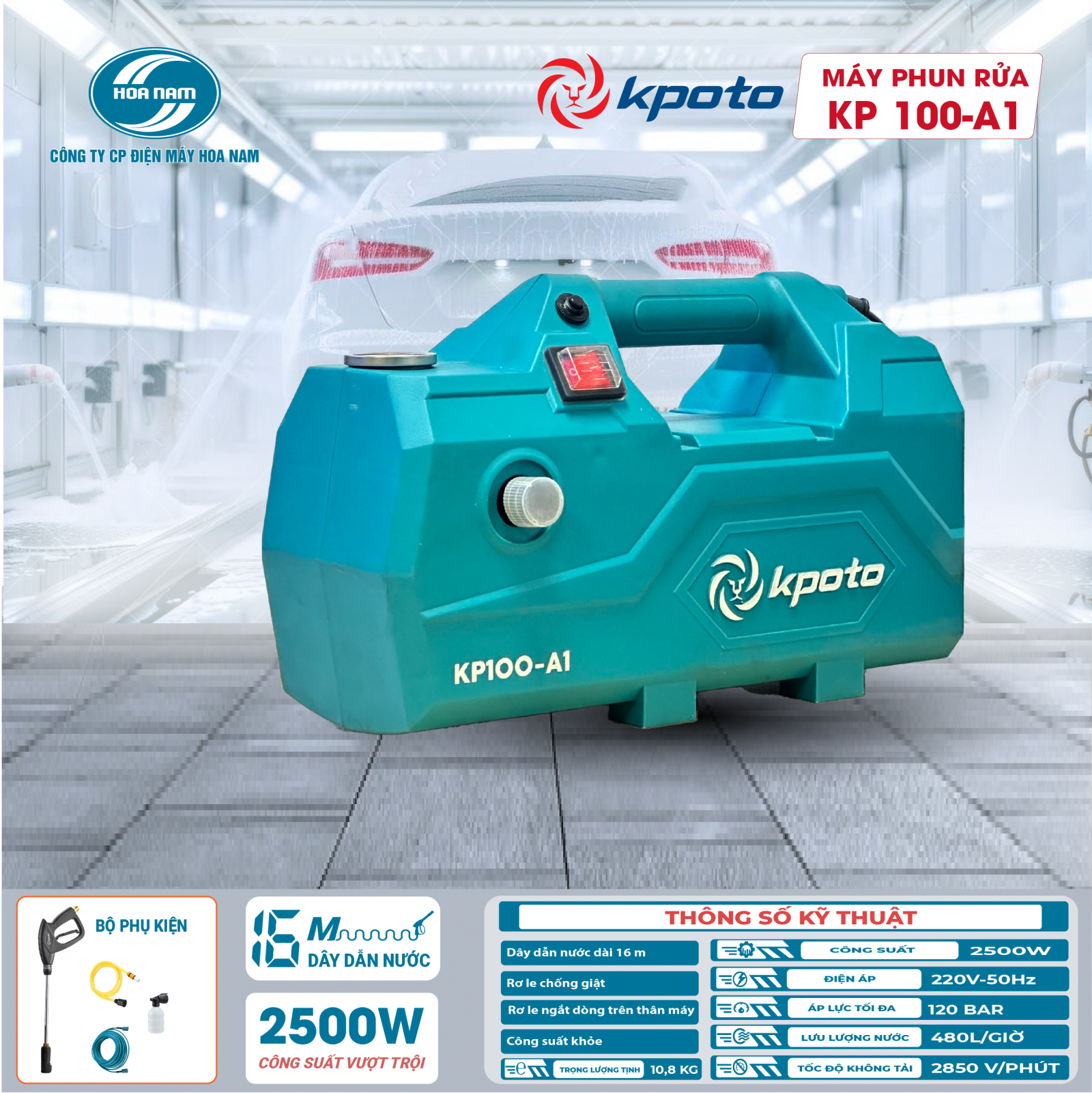 Máy phun rửa KP 100-A1